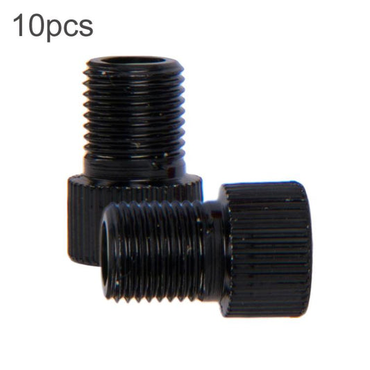 10 pièces ZTTO VTT VTC Convertisseur de Valve Presta vers Schrader (Noir)