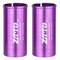 27.2-28.6mm 003 2pcs ZTTO Bicycle Seat Post Conversion Sleeve Reducer Cover(Purple)
