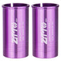 27.2-30.4mm 004 2pcs ZTTO Bicycle Seat Post Conversion Sleeve Reducer Cover(Purple)