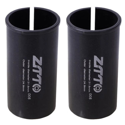 31,8-34,9 mm 008 2 pièces ZTTO Réducteur de tige de selle de vélo (Noir)