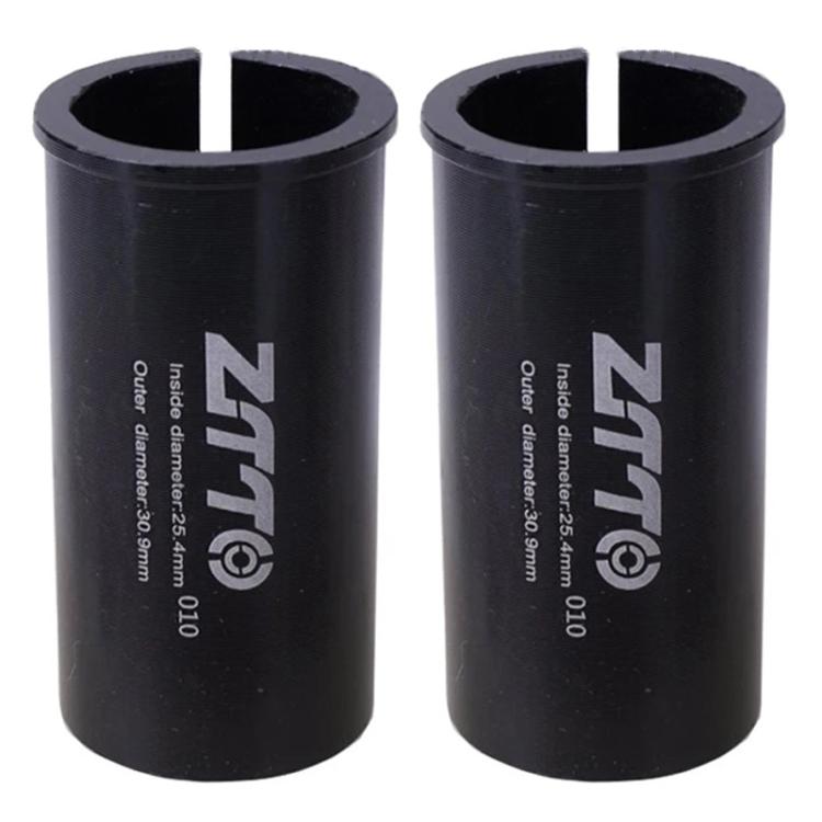 25.4-30.9mm 010 2pcs ZTTO Bicycle Seat Post Conversion Sleeve Reducer Cover(Black)