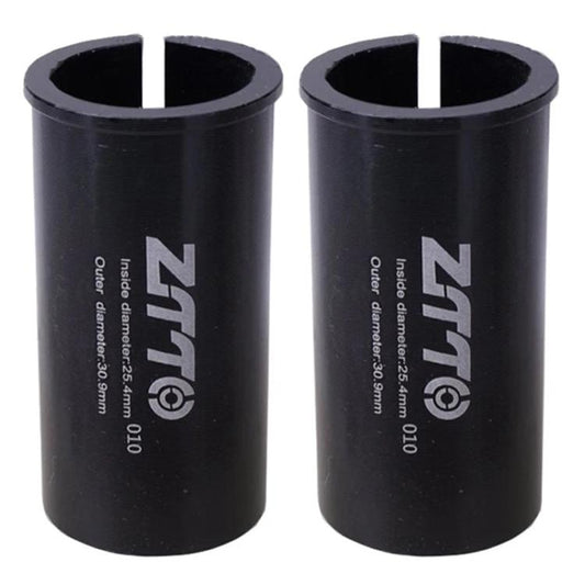 25,4-30,9 mm 010 2 pièces Housse réductrice de tige de selle de vélo ZTTO (noir)