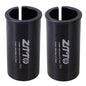25.4-31.6mm 011 2pcs ZTTO Bicycle Seat Post Conversion Sleeve Reducer Cover(Black)