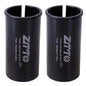 28.6-31.8mm 014 2pcs ZTTO Bicycle Seat Post Conversion Sleeve Reducer Cover(Black)