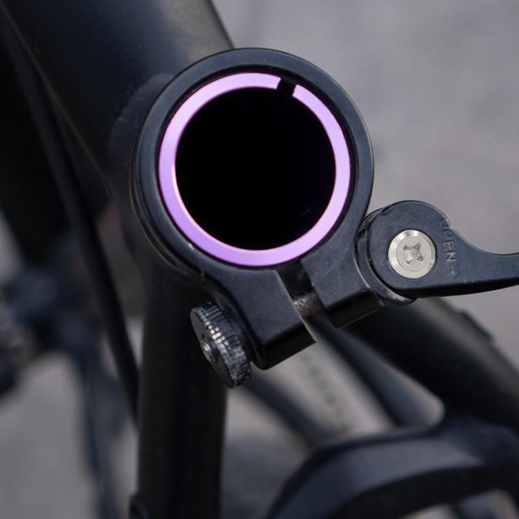 22.2-25.4mm 017 2pcs ZTTO Bicycle Seat Post Conversion Sleeve Reducer Cover(Purple)