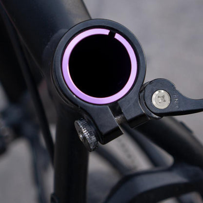 27.2-30.8mm 005 2pcs ZTTO Bicycle Seat Post Conversion Sleeve Reducer Cover(Purple)