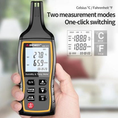 SNDWAY SW-572 Handheld Digital Temperature Humidity Meter High Sensitivity Temperature Humidity Meter