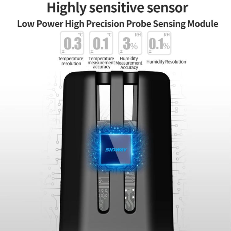 SNDWAY SW-572 Handheld Digital Temperature Humidity Meter High Sensitivity Temperature Humidity Meter
