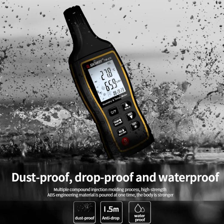 SNDWAY SW-572 Handheld Digital Temperature Humidity Meter High Sensitivity Temperature Humidity Meter
