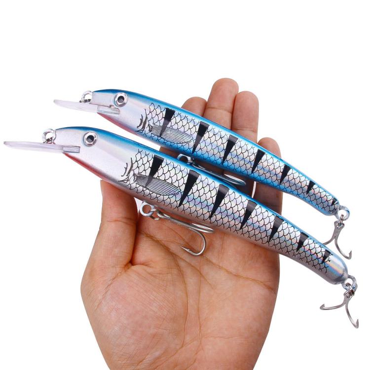 HENGJIA MI226 19cm 44g Deep Diving Mino False Bait Fishing Bionic Road Lure, Color: No.6
