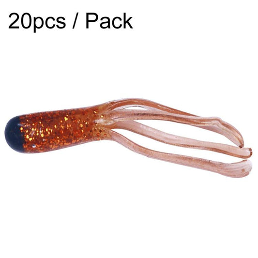 4,8 cm 20 pcs/paquet HENGJIA SO192 Leurre de pêche souple en forme de tête de légume, Style : 1#