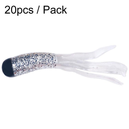 4.8cm 20 pièces/paquet HENGJIA SO192 Leurre de Pêche Souple en Tube Tête de Légume, Simulation Fausse Appât, Style: 5#