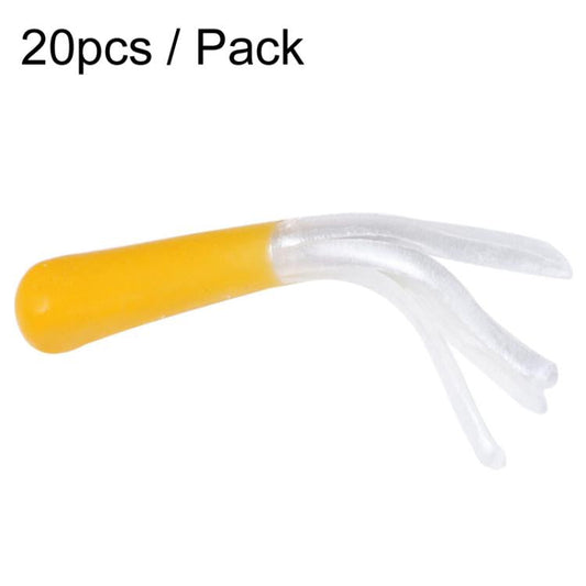 4.8cm 20pcs / Pack HENGJIA SO192 Leurre de pêche souple en forme de tête de légume, Style : 6#