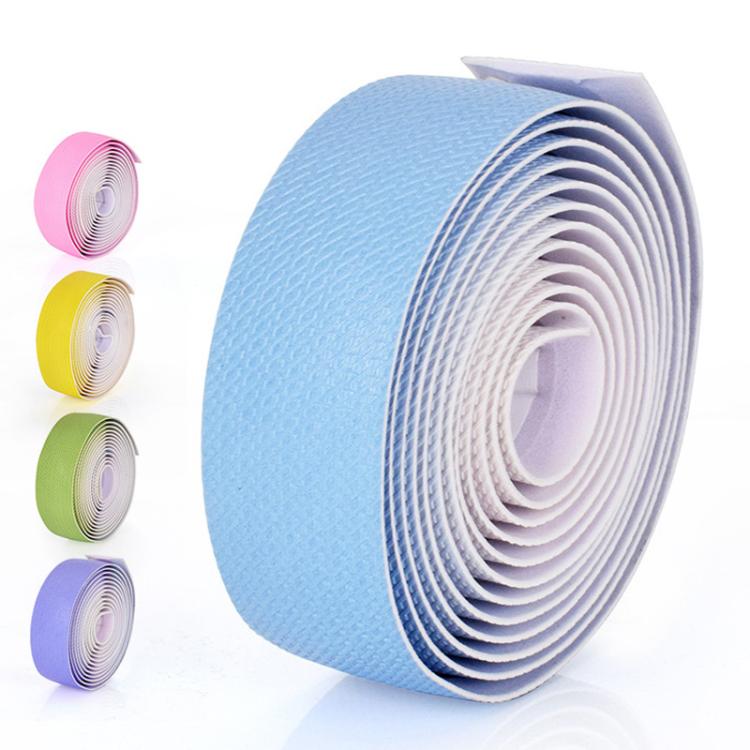 FMFXTRA F258 1pair Road Bike Handlebar Strap Anti-Slip Breathable Gradient Handlebar Tape(White Green)