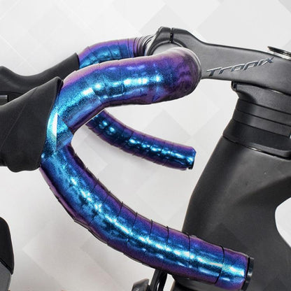 FMFXTRA F168 1pair Road Bike Handlebar Strap Anti-Slip Breathable Gradient Handlebar Tape(Aurora Green)