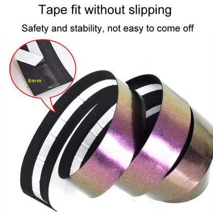 FMFXTRA F168 1pair Road Bike Handlebar Strap Anti-Slip Breathable Gradient Handlebar Tape(Aurora Purple)