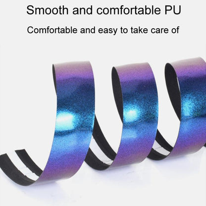 FMFXTRA F168 1pair Road Bike Handlebar Strap Anti-Slip Breathable Gradient Handlebar Tape(Aurora Blue)