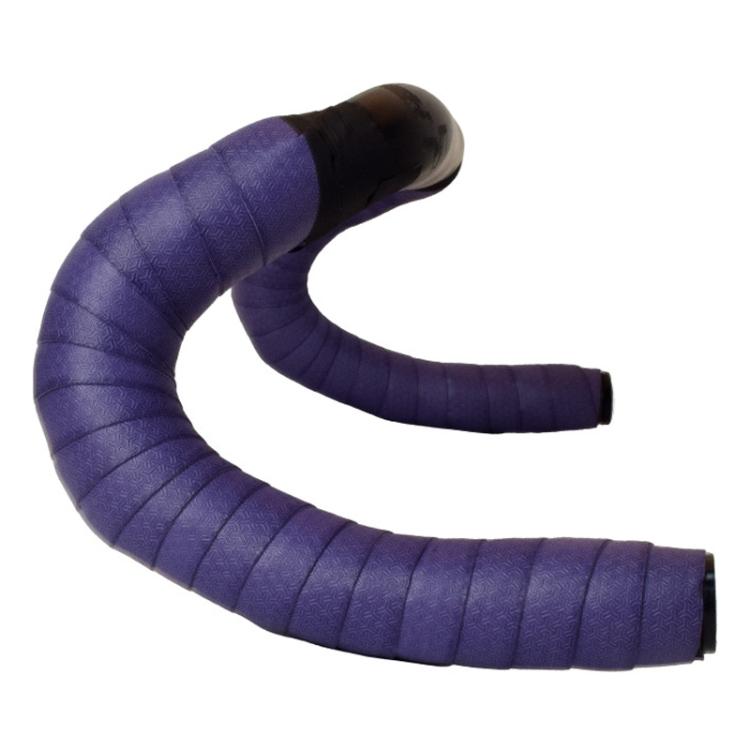 FMFXTRA F233 1pair Road Bicycle Handlebar Strap PU Stretchy And Shock-Absorbing Wrap-Around Tape(Purple)