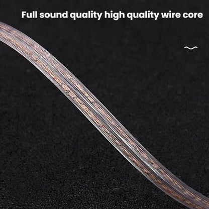 CVJ Dual Parallel 2 Pin 0.78mm S Universal Headphone Cable, Style: Without Mic