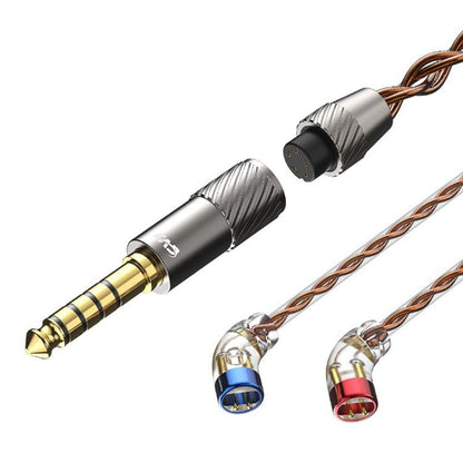 CVJ VS400 Interchangeable Audio Plug Oxygen-Free Copper Headphone Upgrade Cable, Style: 4.4mm S Pin