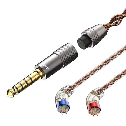 CVJ VS400 Interchangeable Audio Plug Oxygen-Free Copper Headphone Upgrade Cable, Style: 4.4mm 0.75mm
