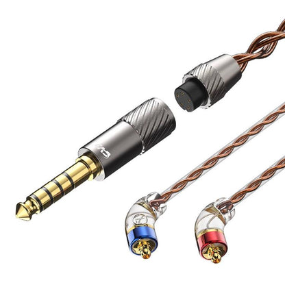 CVJ VS400 Câble de mise à niveau pour écouteurs en cuivre sans oxygène avec prise audio interchangeable, Style : 4,4 mm MMCX