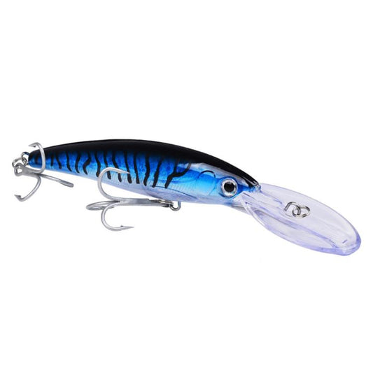 Leurre de pêche bionique PROBEROS DW627 Minnow Grande Distance de Lancer, Style : B (17cm/32g)