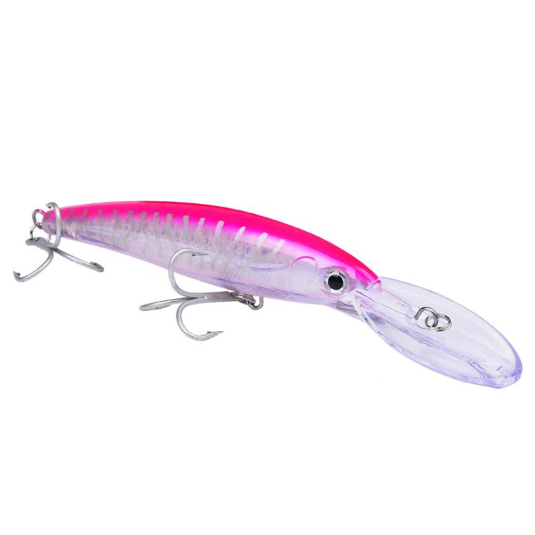 PROBEROS DW627 Long-Distance Casting Large Minnow Lure Fishing Bionic Bait, Style: D(22.5cm/75g)