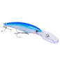 PROBEROS DW627 Long-Distance Casting Large Minnow Lure Fishing Bionic Bait, Style: E(17cm/32g)