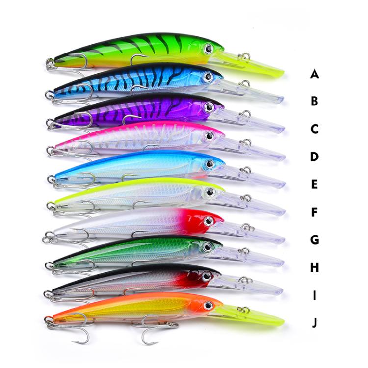 PROBEROS DW627 Long-Distance Casting Large Minnow Lure Fishing Bionic Bait, Style: I(22.5cm/75g)