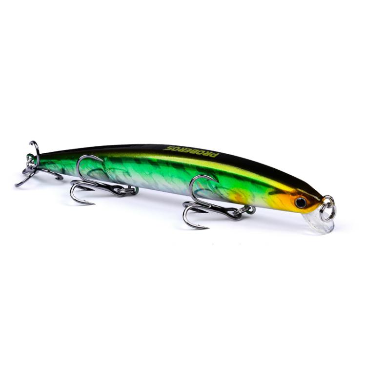 PROBEROS DW622 12.5cm-16g Submerged Minnow Lure All-Purpose Sea Fishing Plastic Bionic Hard Bait(C)