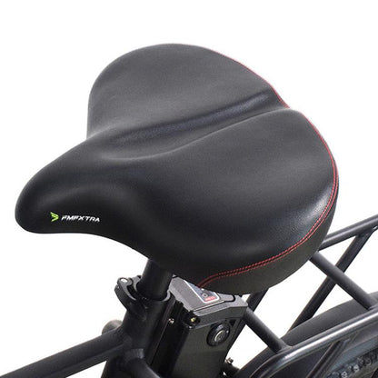 FMFXTRA FU-3501 Electrical Bike Enlarged And Thicked Seat Cushion Bike Universal Waterproof Cushion(Black)