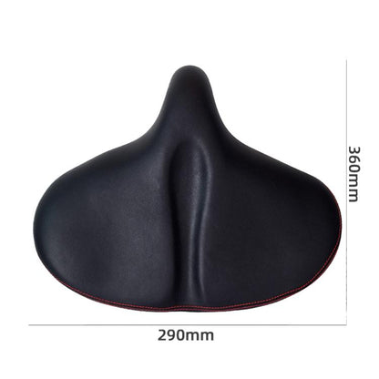 FMFXTRA FU-3501 Electrical Bike Enlarged And Thicked Seat Cushion Bike Universal Waterproof Cushion(Black)