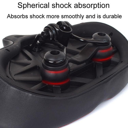 FMFXTRA FU-3501 Electrical Bike Enlarged And Thicked Seat Cushion Bike Universal Waterproof Cushion(Black)
