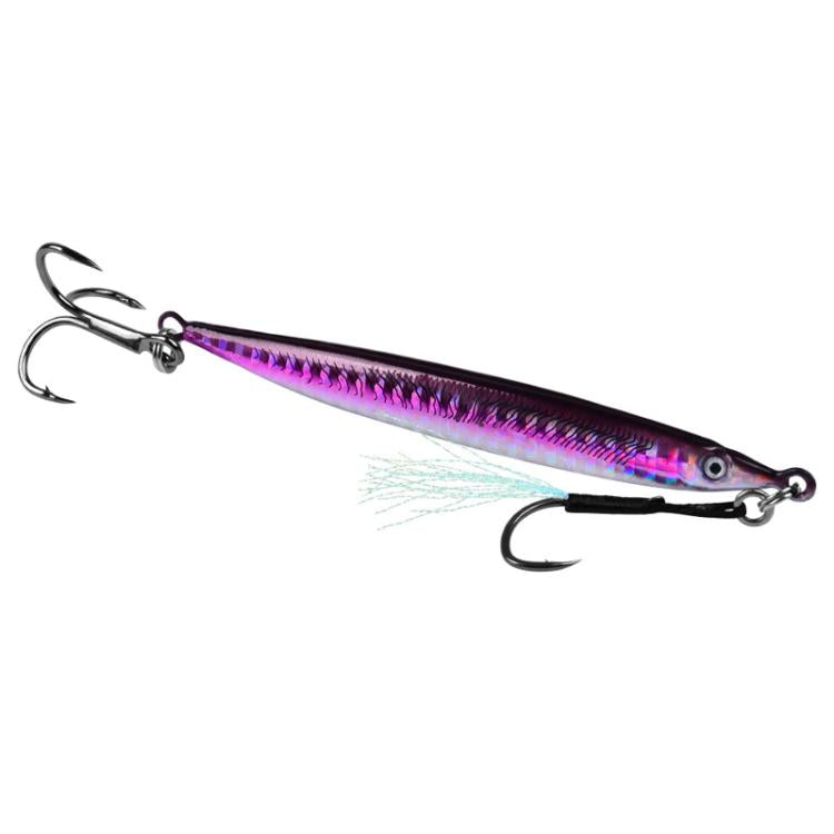 14G PROBEROS LF151 Long-Distance Casting Sinking Lure 3D Fast-Draw Sea Fishing Mackerel Hook(C)