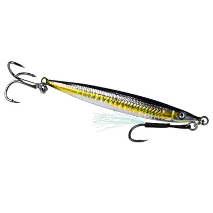 35G PROBEROS LF151 Long-Distance Casting Sinking Lure 3D Fast-Draw Sea Fishing Mackerel Hook(A)