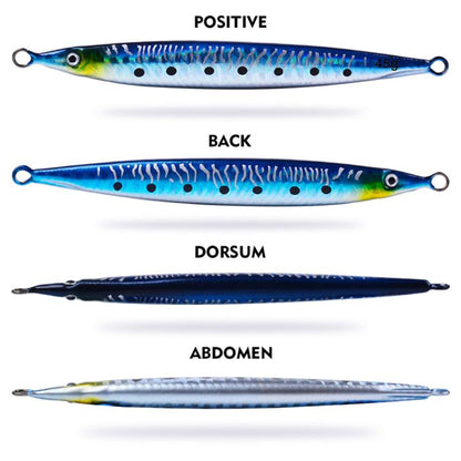 21G PROBEROS LF151 Long-Distance Casting Sinking Lure 3D Fast-Draw Sea Fishing Mackerel Hook(D)