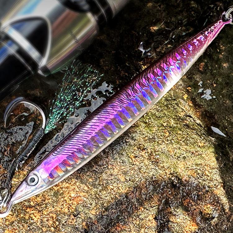 35G PROBEROS LF151 Long-Distance Casting Sinking Lure 3D Fast-Draw Sea Fishing Mackerel Hook(A)