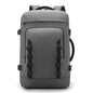 BANGE BG-3055 Men Large Capacity Shoulder Bag Expanded Capacity Business Travel Backpack(Gray)