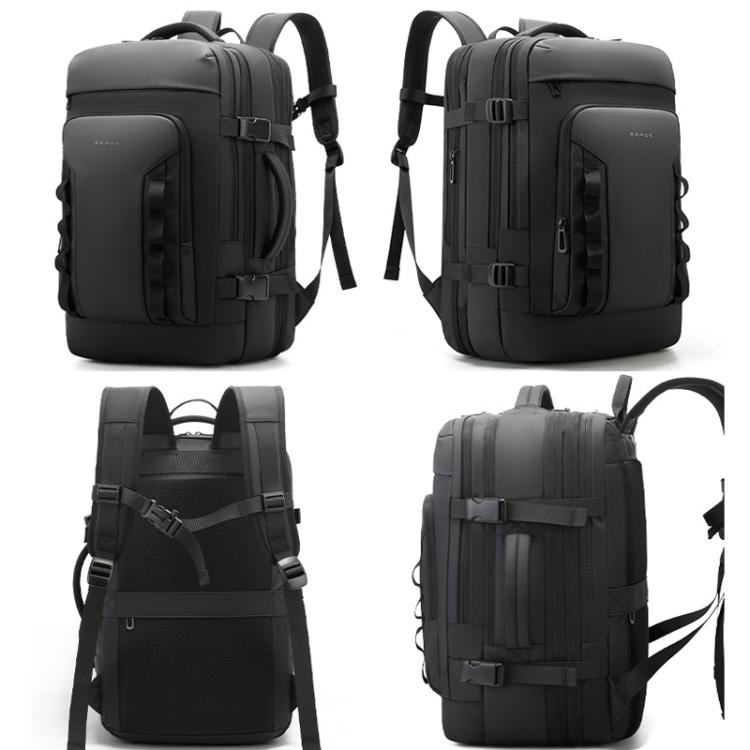 BANGE BG-3055 Men Large Capacity Shoulder Bag Expanded Capacity Business Travel Backpack(Blue)