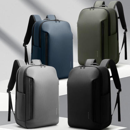 BANGE BG-3057 Large Capacity Men Business Work Lightweight Computer Backpack(Gray)