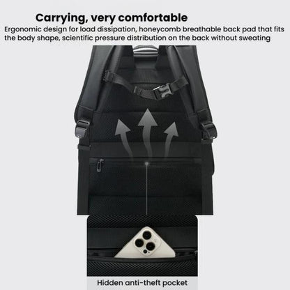 BANGE BG-3065 Business Workplace Shoulder Bag Large Capacity Computer Men Bag(Gray)