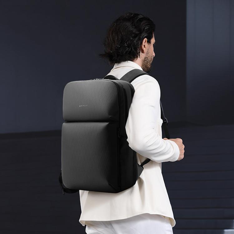 Sac à bandoulière pour ordinateur BANGE BG-3065 grande capacité pour homme (Bleu)