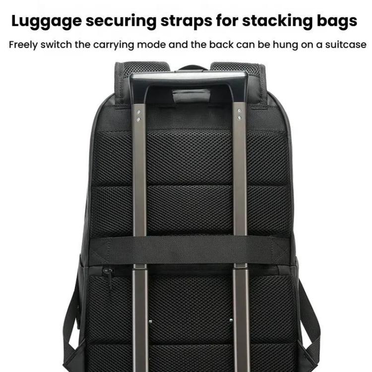 Sac à bandoulière pour ordinateur BANGE BG-3065 grande capacité pour homme (Bleu)
