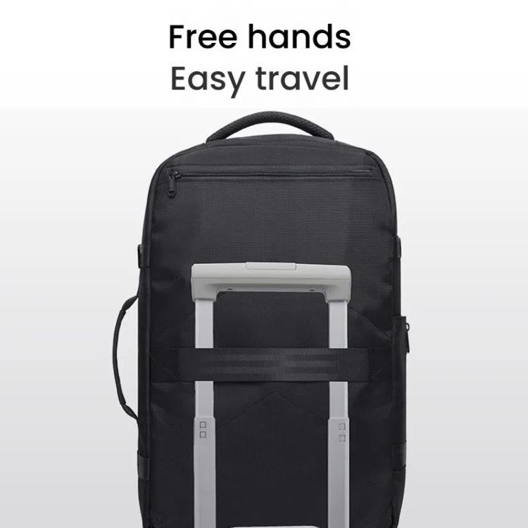 BANGE BG-1916 Men Backpack Large Capacity Shoulder Computer Bag(Black)