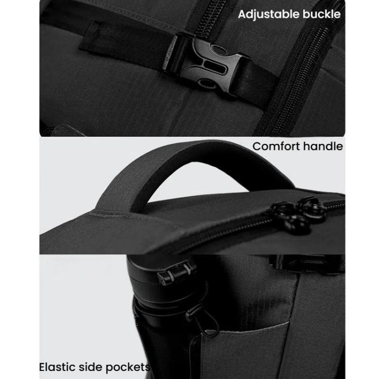 BANGE BG-1916 Men Backpack Large Capacity Shoulder Computer Bag(Black)