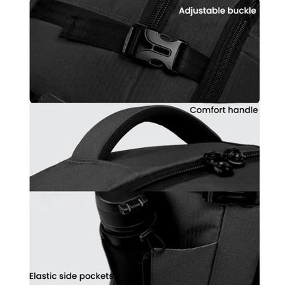 BANGE BG-1916 Men Backpack Large Capacity Shoulder Computer Bag(Black)