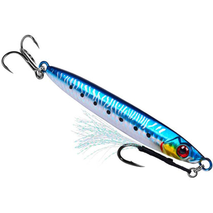 17G PROBEROS LF153 3D Fast Twitch Sea Fishing Road Runner Lure Long Casting Quick Sinking False Bait(B)