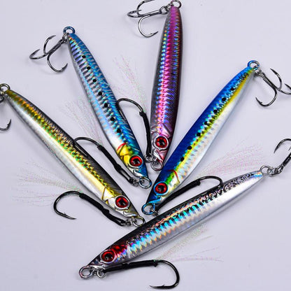 100G PROBEROS LF153 3D Fast Twitch Sea Fishing Road Runner Lure Long Casting Quick Sinking False Bait(A)