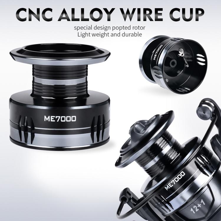 PROBEROS ME6000 LUYA Spinning Reel Sea Long Casting CNC Metal Swing Arm Fishing Reel